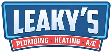 Leaky's Plumbing Heating cooling logo